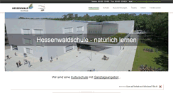 Desktop Screenshot of hessenwaldschule.net