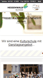 Mobile Screenshot of hessenwaldschule.net
