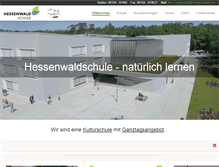 Tablet Screenshot of hessenwaldschule.net